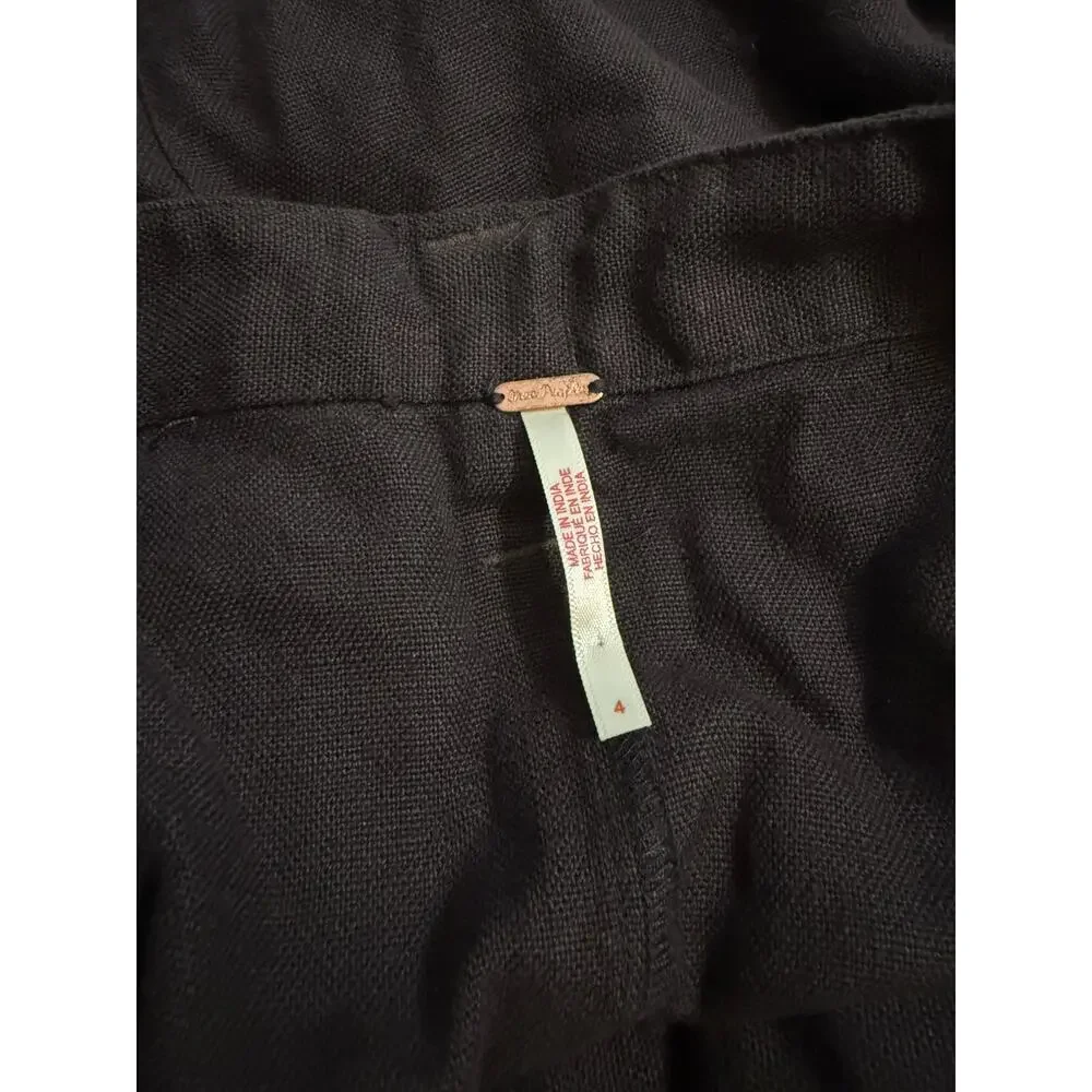 free people can't blame me mini skirt in walnut brown women size 4